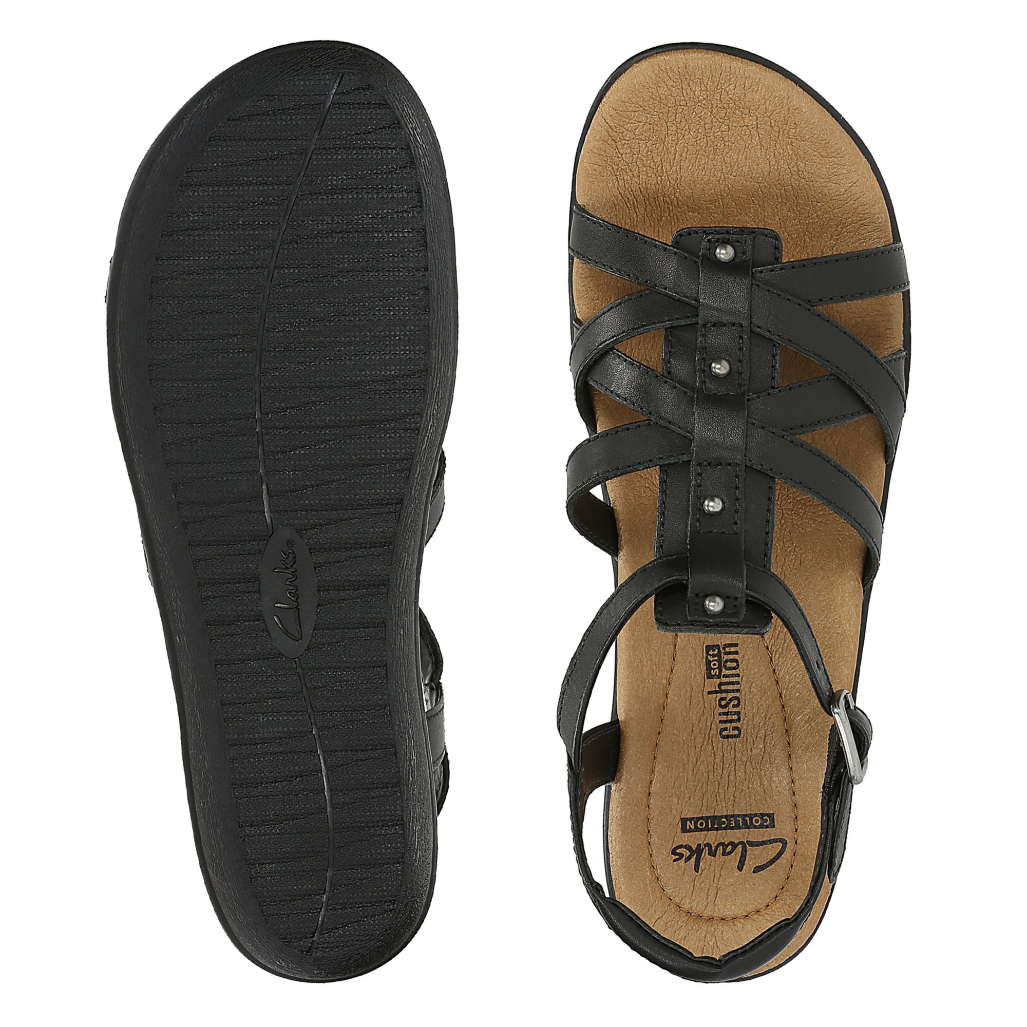 Women Sandals Manilla Bonita Black Leather