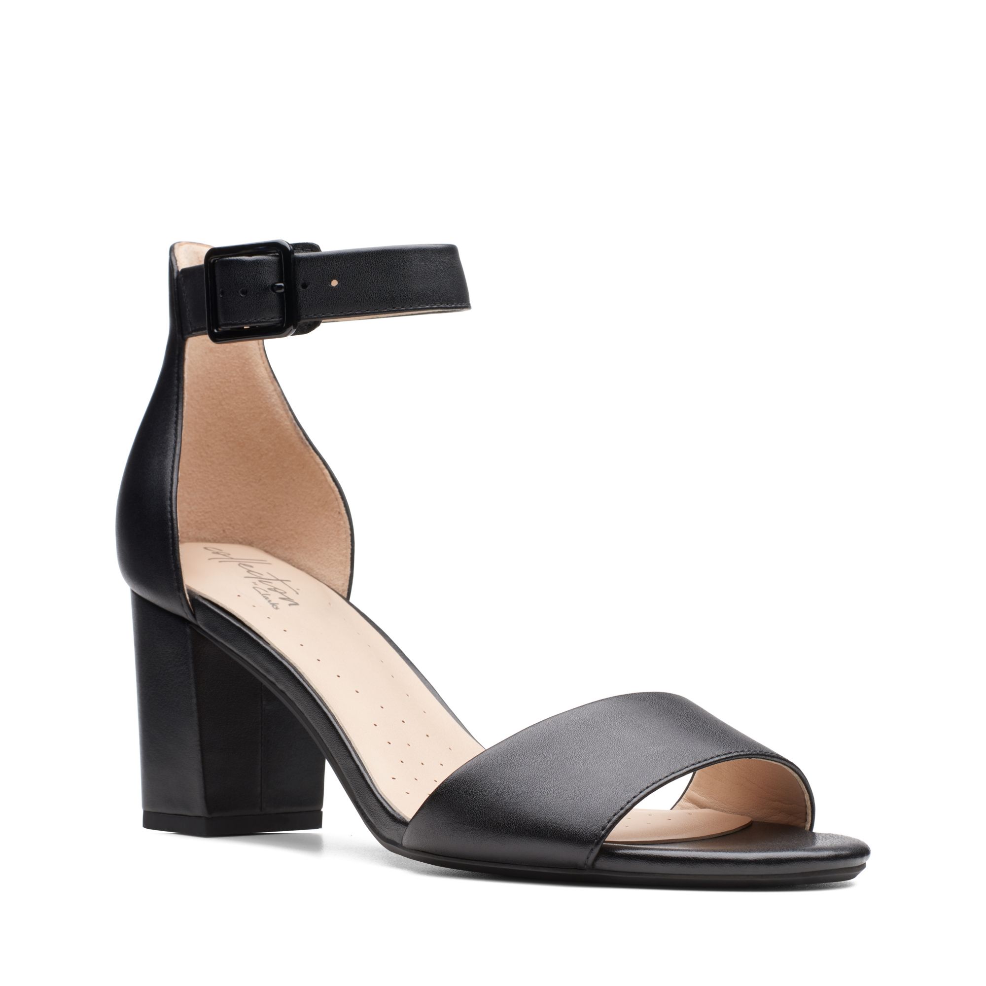 Women Sandals Deva Mae Black Leather