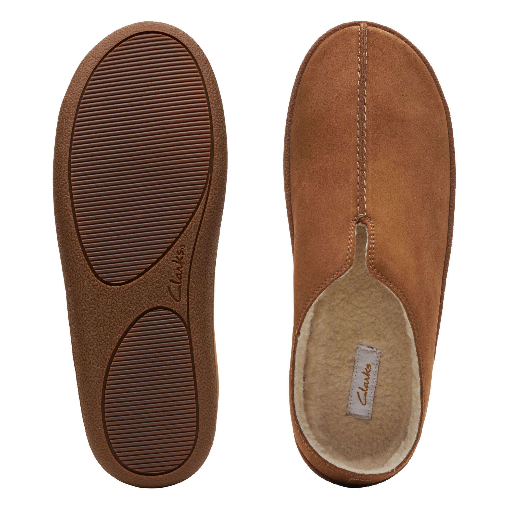 Men  Home Mule Tan Suede