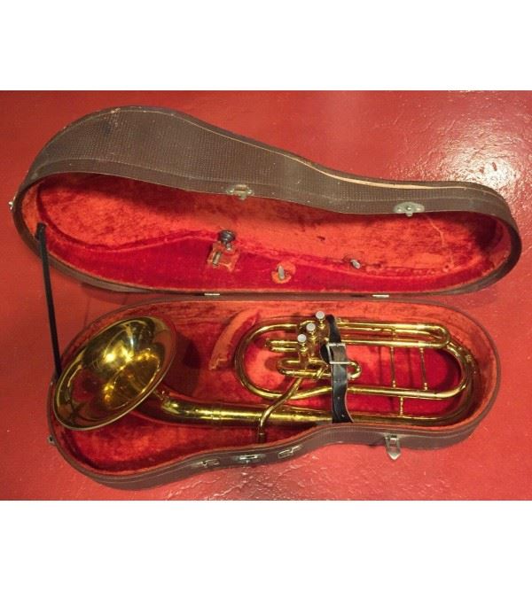 1950s H.N. White Cleveland Alto Horn w/ Case & Mouthpiece