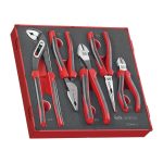 Teng Tools �C 5 Piece Pliers Set in EVA Foam Tray �C TEN-O-TED441T