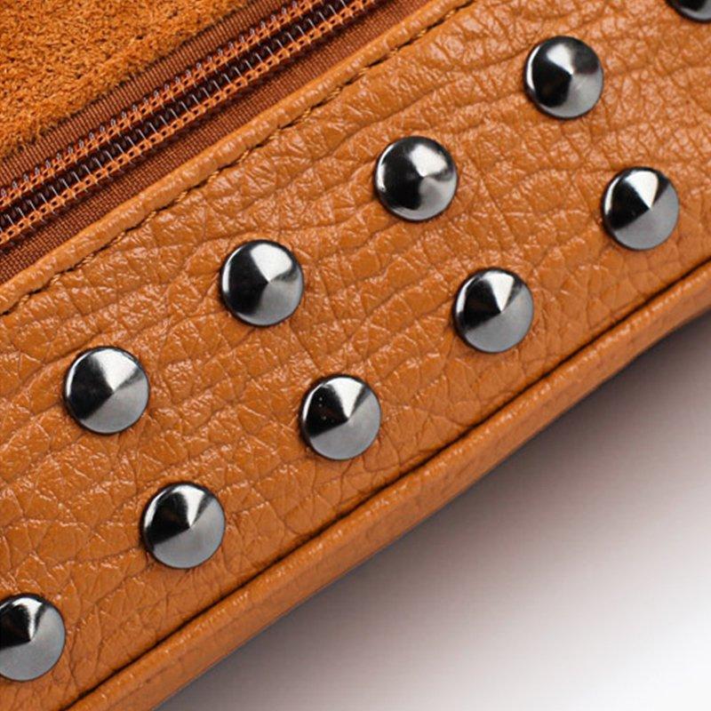 Bag - Fashionable Rivet Frosted Motorcycle Large Bag