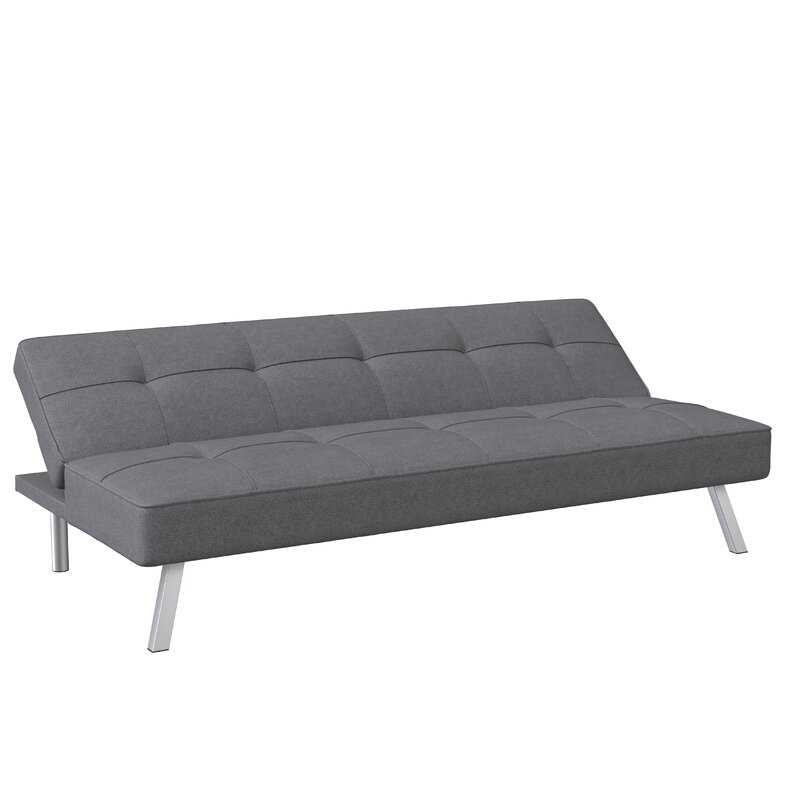 Full 66.1'' Wide Tufted Back Convertible Sofa