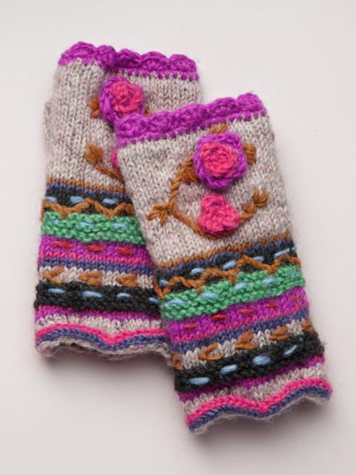 Casual Knit Gloves Handwarmers