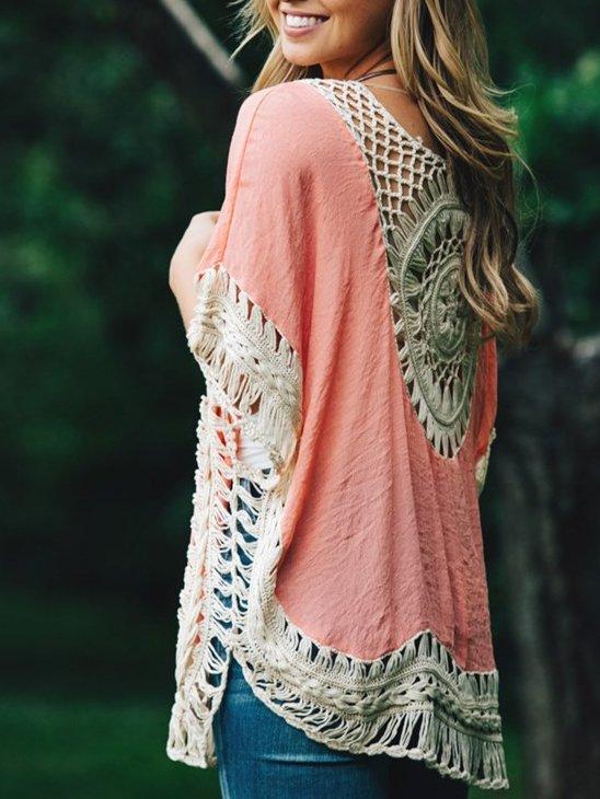 Crocheted Cotton Coverup