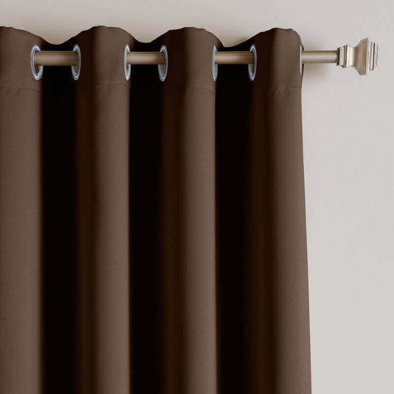 CUSTOM Edoardo Chocolate Outdoor Curtain