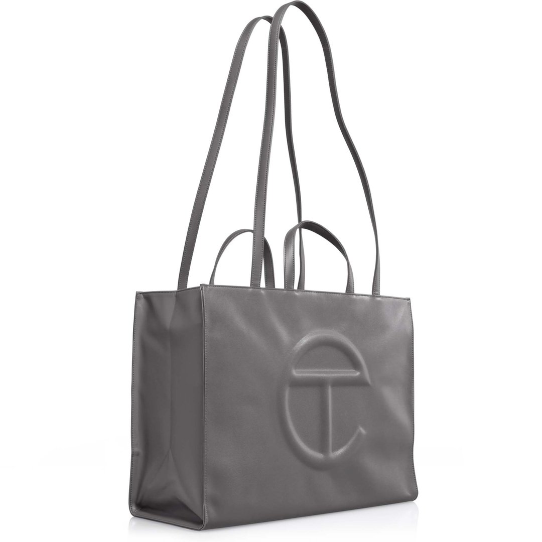 Large Grey Shopping Bag