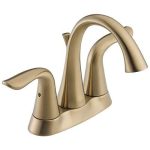 Bathroom Faucet, Diamond Seal Technology, Metal Drain Assembly, Champagne Bronze
