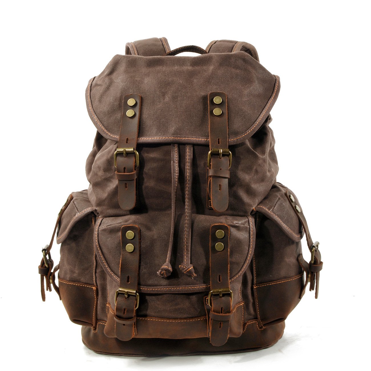 Vintage Canvas Leather Backpacks
