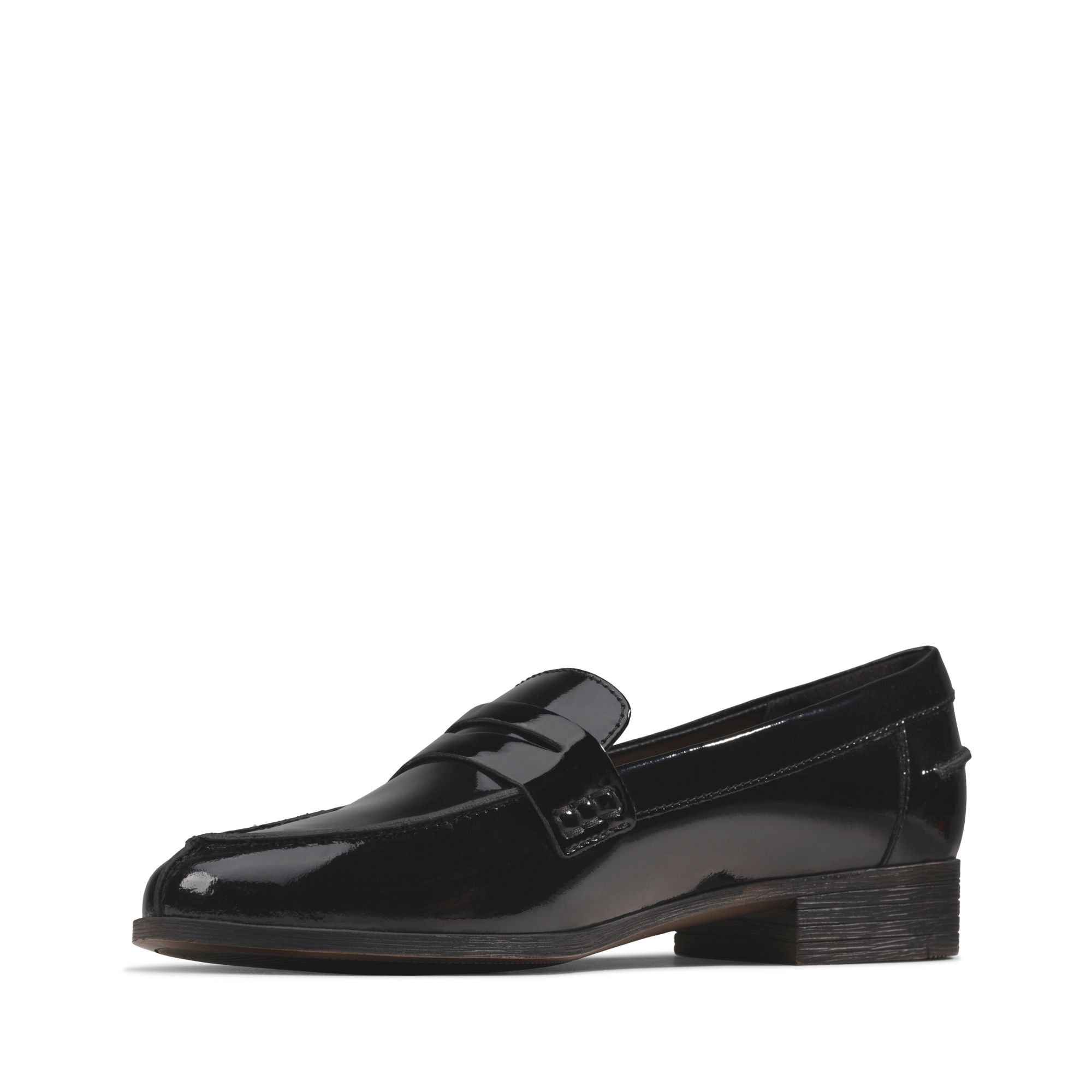 Women  Hamble Loafer Black Pat