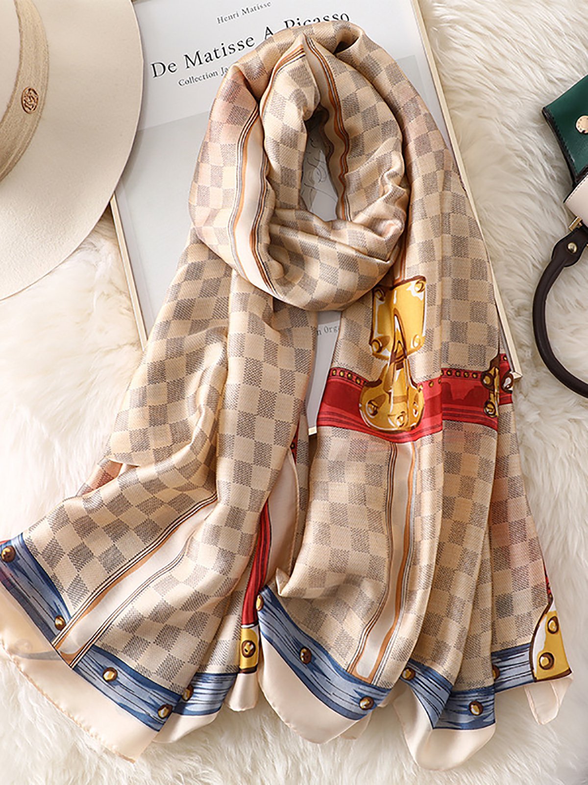 Checkered/plaid Scarves & Shawls