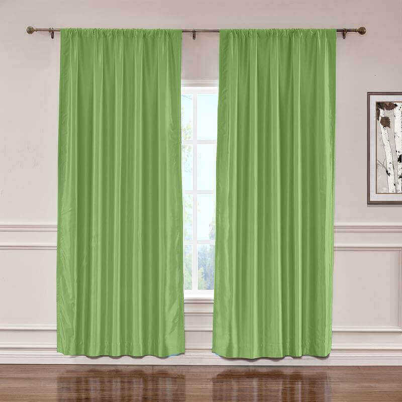 CUSTOM Lao Hang Zhou Green Polyester Cotton Thermal Insulated Curtain