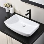 Counter Bathroom Vessel Sink,Countertop Art Basin Sinks for Vanity