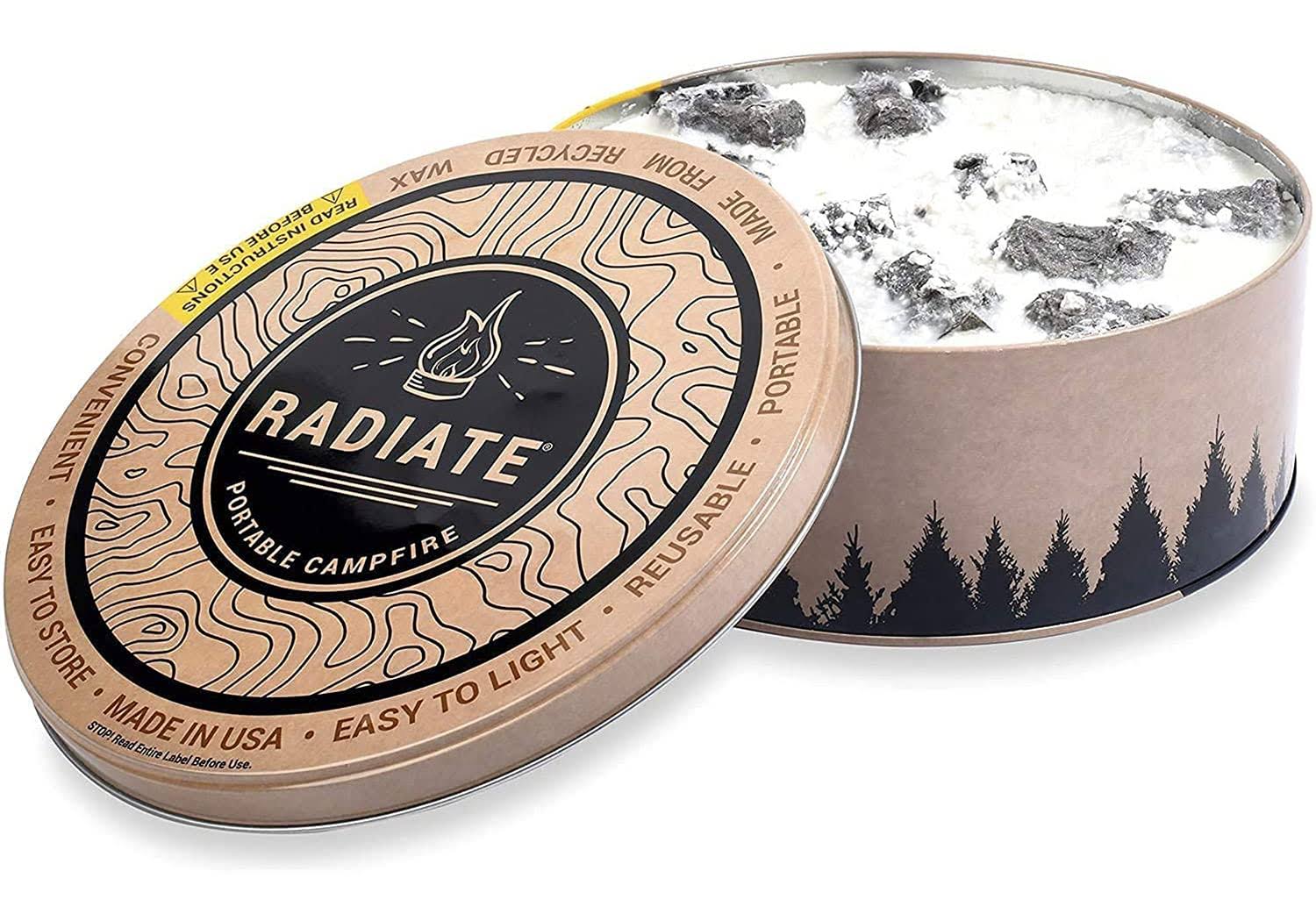 Radiate Portable Campfire: The Original Go-Anywhere Campfire | Original 2 Pack, Brown
