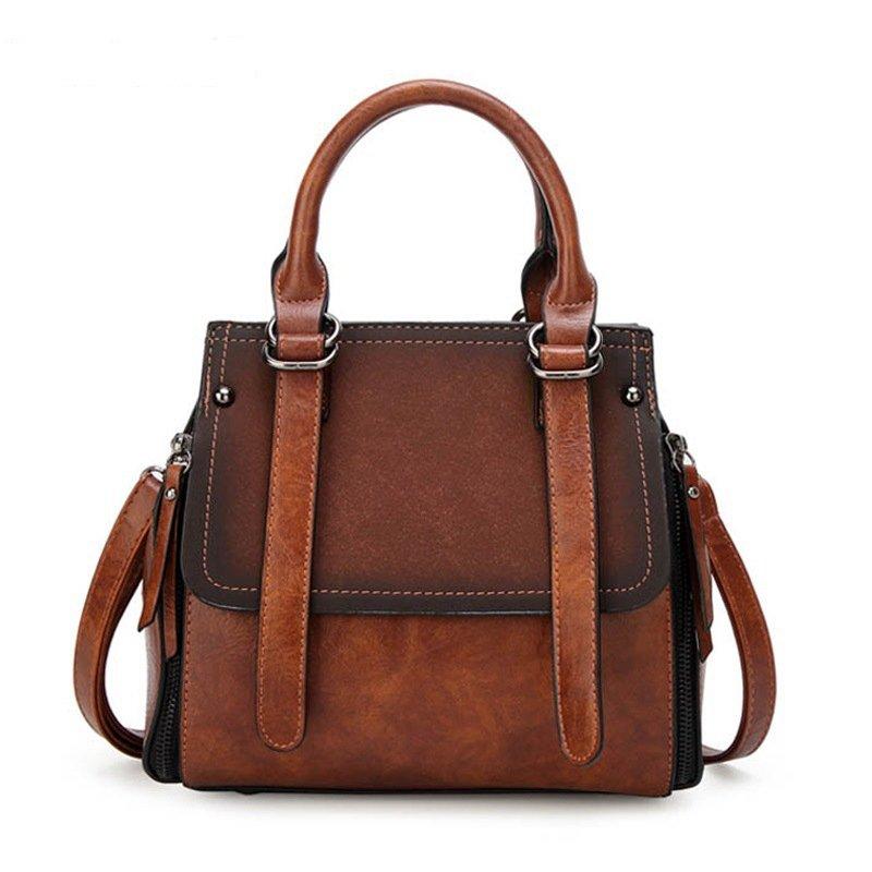 Women Retro Casual Boston Bag