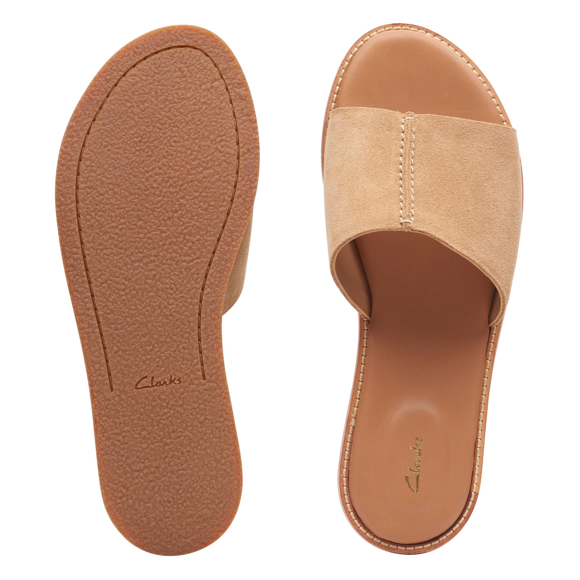 Women Sandals Karsea Mule Light Tan Suede