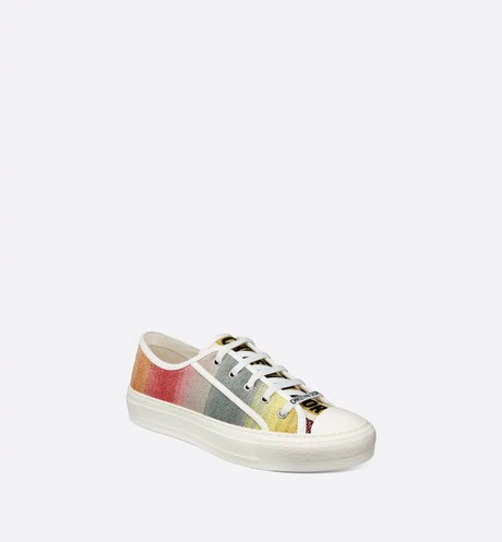 Walk'n'Dior Sneaker Multicolor Gradient Embroidered Cotton