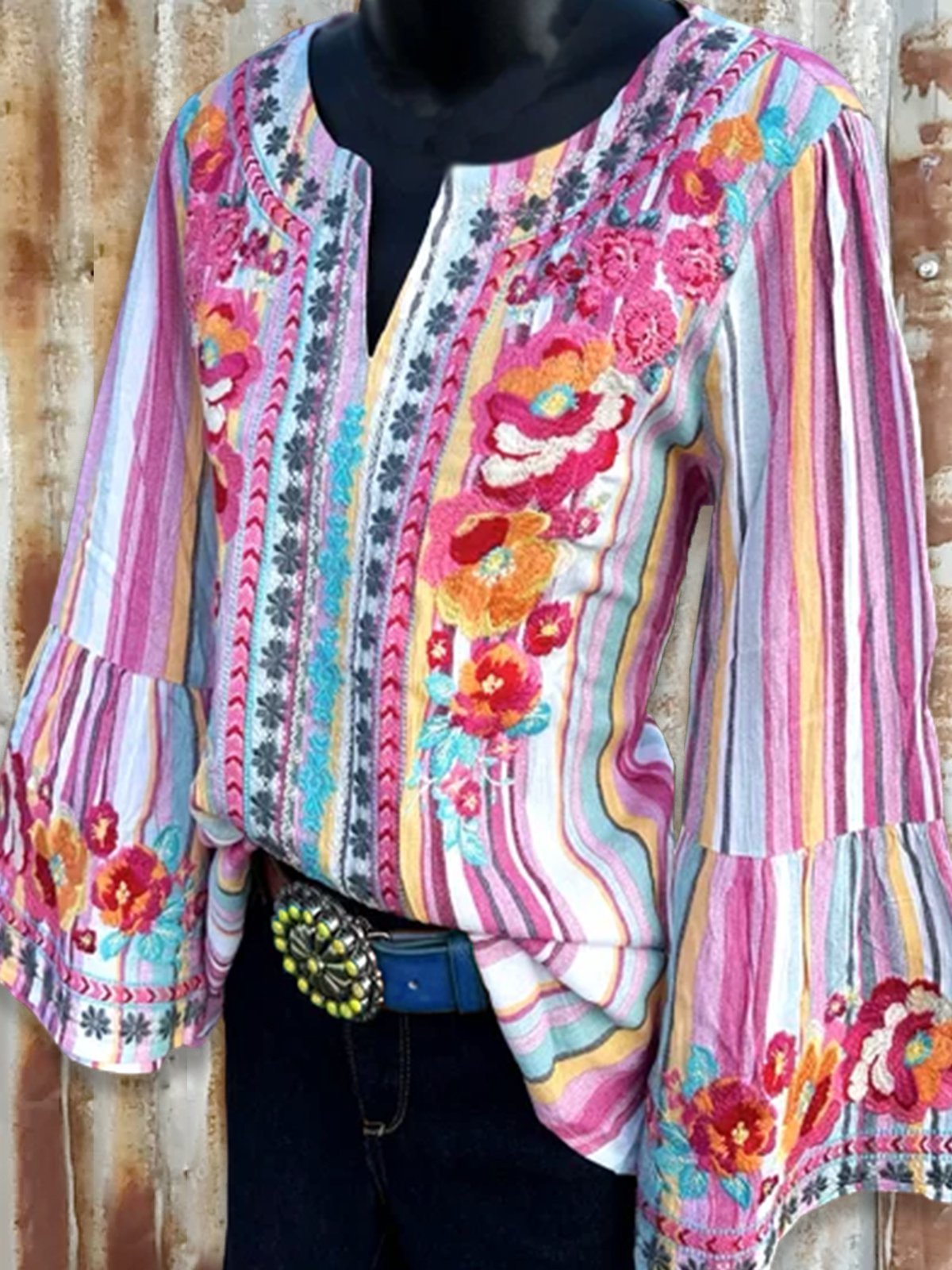 Long Sleeve Casual Shirts & Tops