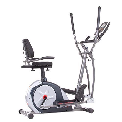 Body Champ 3-in-1 Home Gym, Upright Exercise Bike, Elliptical Machine & Recumbent Bike