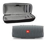 Charge 4 Waterproof Wireless Bluetooth Speaker Bundle with Portable Hard Case