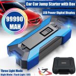 99990mAh Car Jump Starter Fast Charger Power Bank Portable Emergency Car