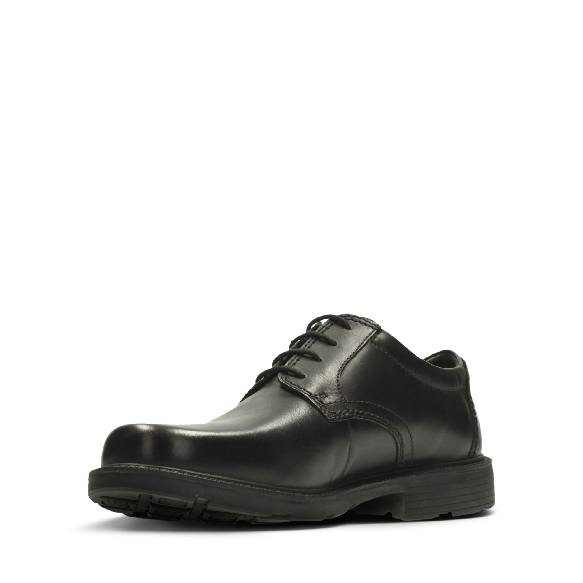 Men  Lair Watch Black Leather