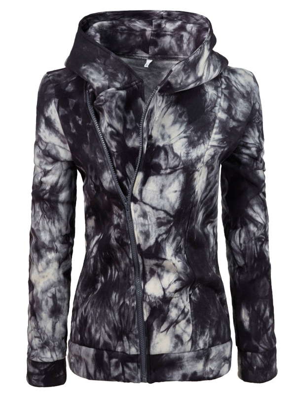 Hoodie Vintage Floral Cotton Coat