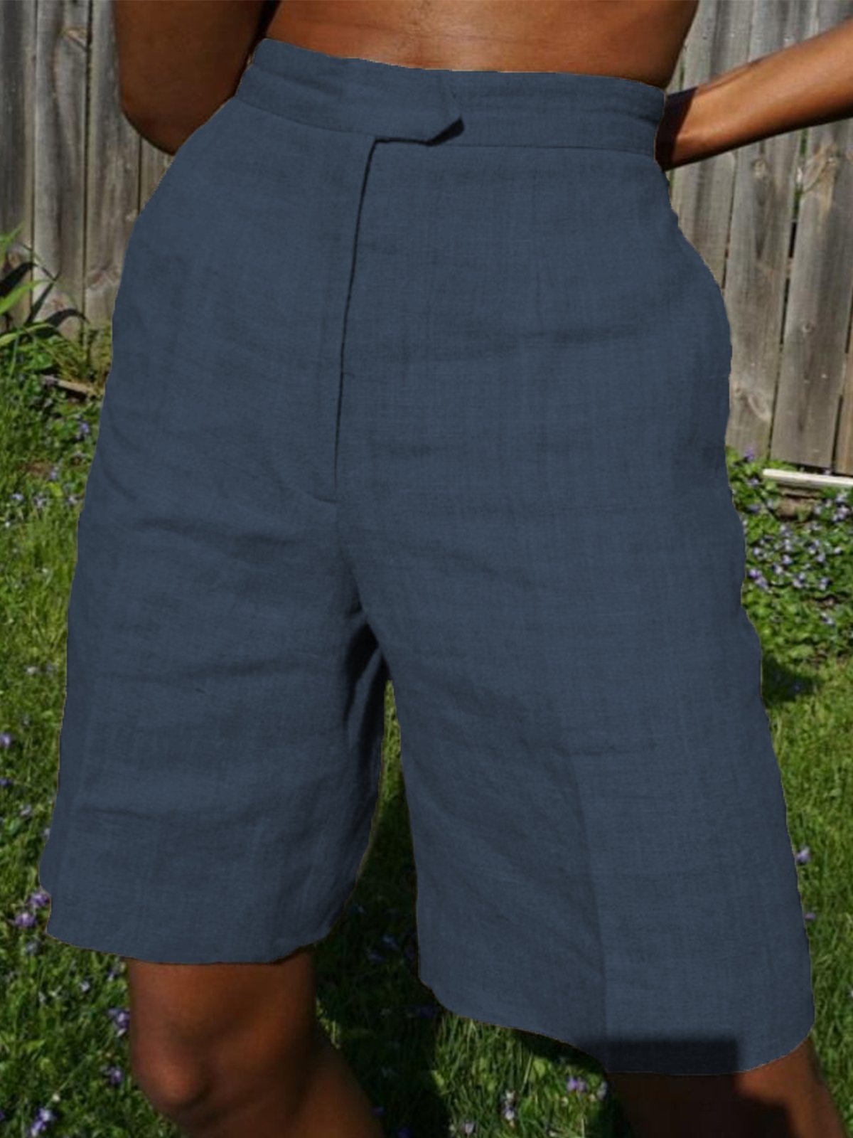 Women's Plus Size Casual Pockets Pants