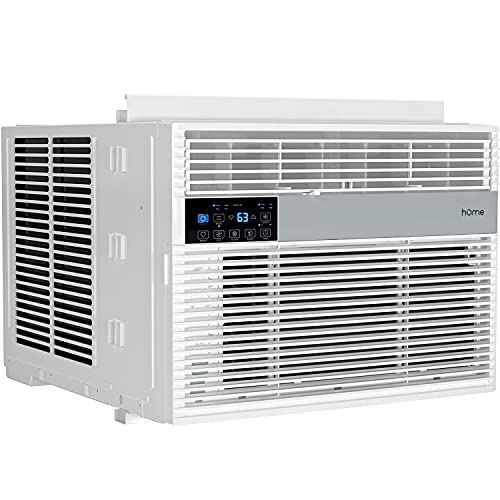 12,000 BTU Window Air Conditioner with Smart Control, Remote Control & 24 hr Timer