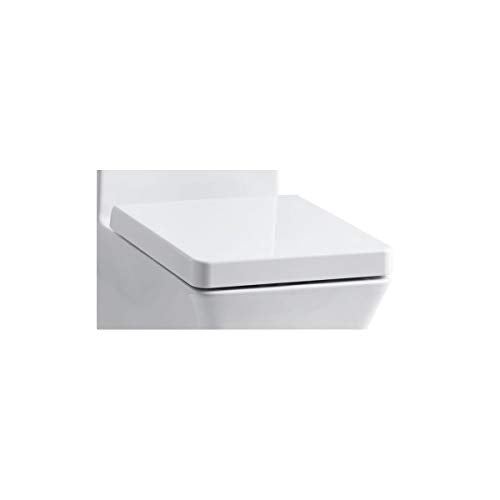 Elongated Toilet Seat Technology White REVE QUIET CLOSE