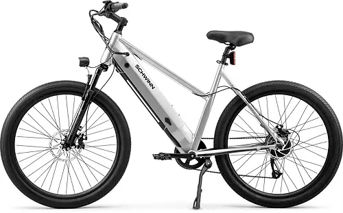 Schwinn Adult Marshall 27.5” Step-Thru Electric Hybrid Bike
