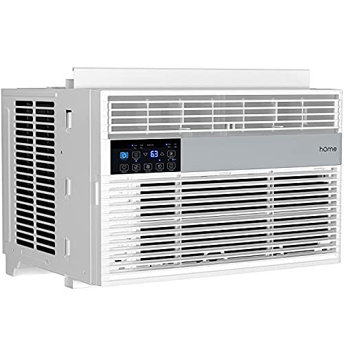 8,000 BTU Window Air Conditioner with Smart Control, Remote Control & 24 hr Timer