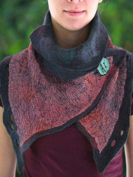 Casual Color-Block Scarves & Shawls