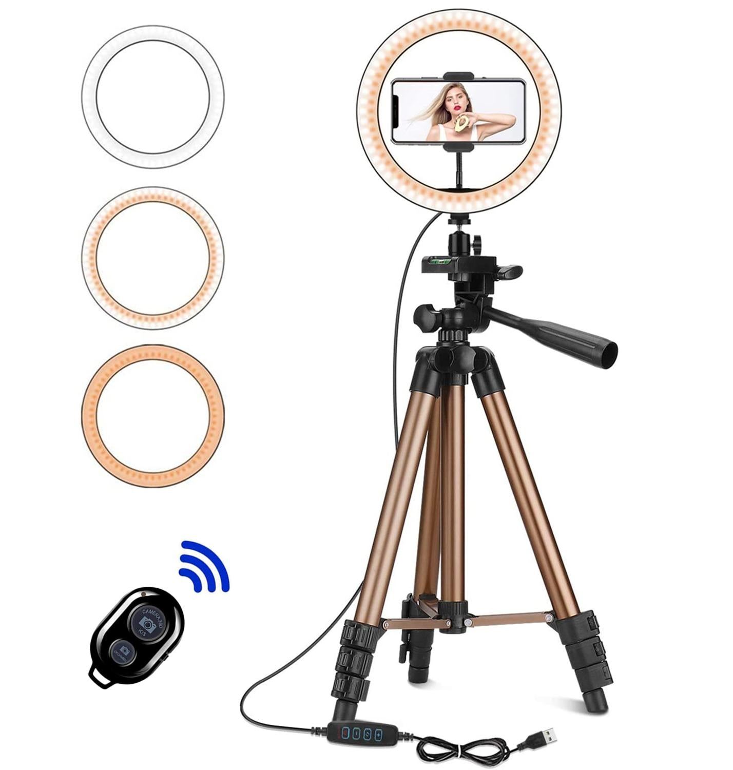 Ring Light With Tripod With Lamp Ring Led Selfie Ring Light 1.3m 130cm Tripod Photographic