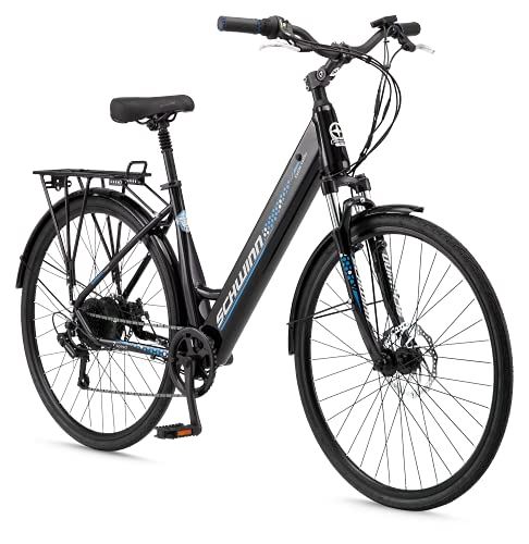Electric Bike, 18.5-Inch Aluminum Frame, 7 Speed, 700c Wheels, 375Wh Battery