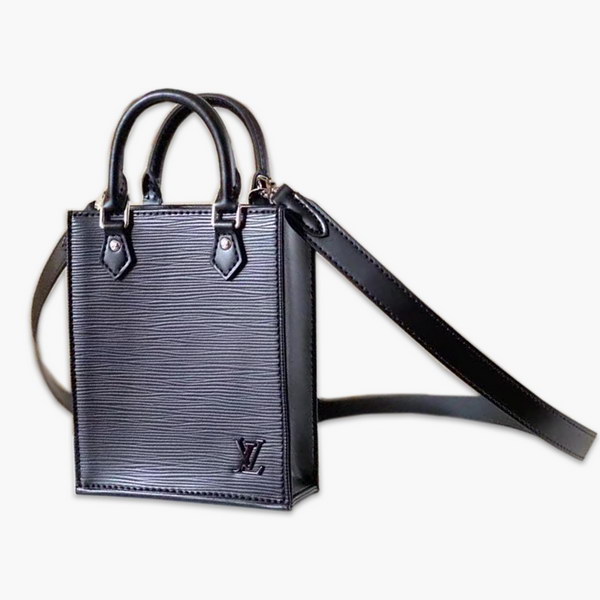 【原版皮】路易威登/LV Petit  Sac Plat手袋， Epi皮革浓缩经典设计，轻盈而充裕的构型可容纳手机等日常所需，可拆卸肩带实现手提，肩背和斜挎选择，款号：M69441