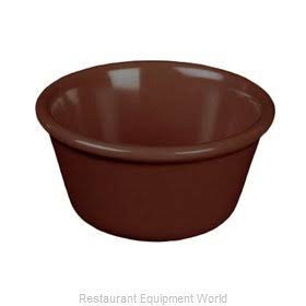 3 oz, 3 1/8x22 Chocolate Melamine Smooth Ramekin, ,Melamine,Pack of 6, 12 Packs
