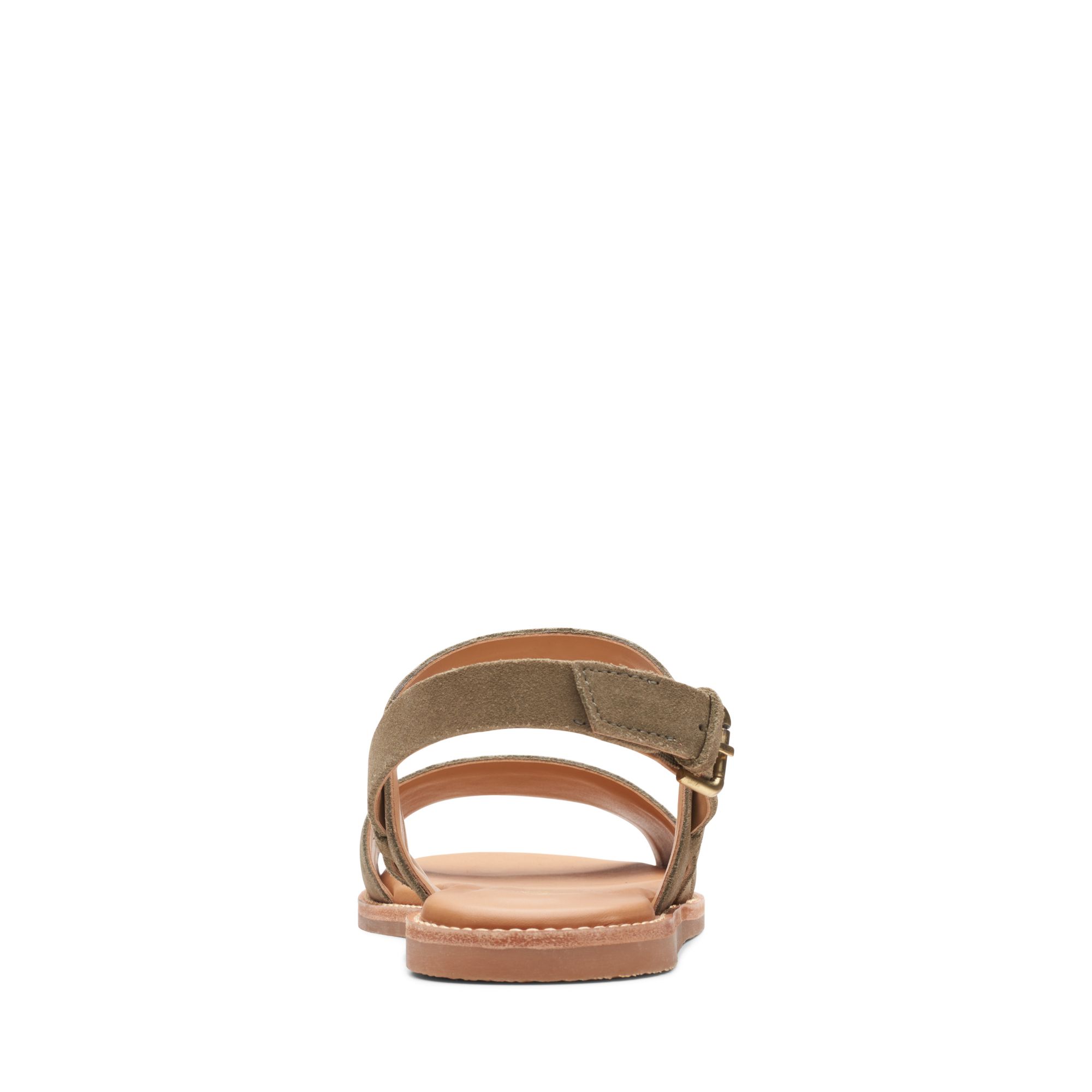 Women Sandals Karsea Strap Olive Suede