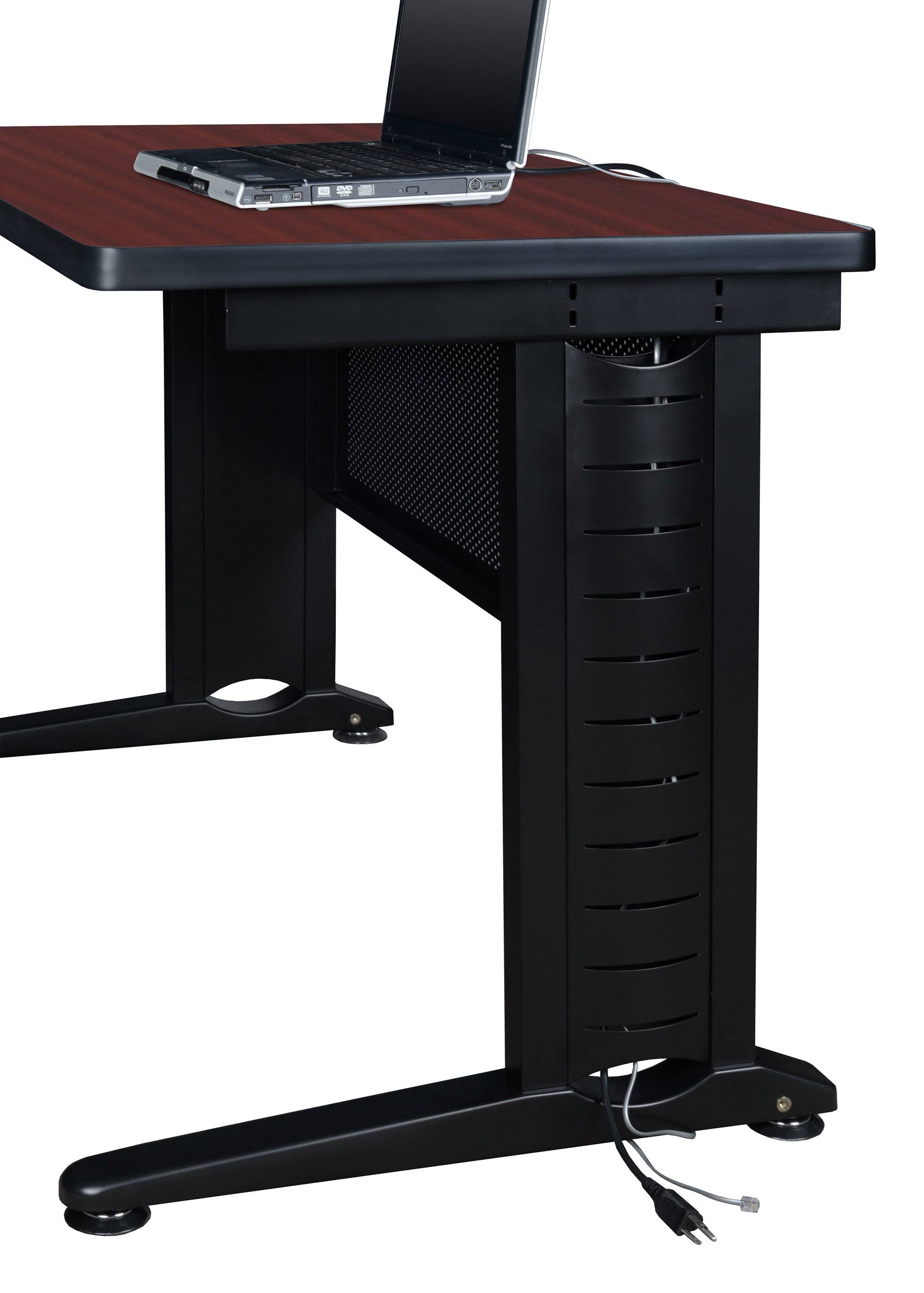 Regency MFTT8424MH 84 x 24 in. Fusion Training Table Mahogany