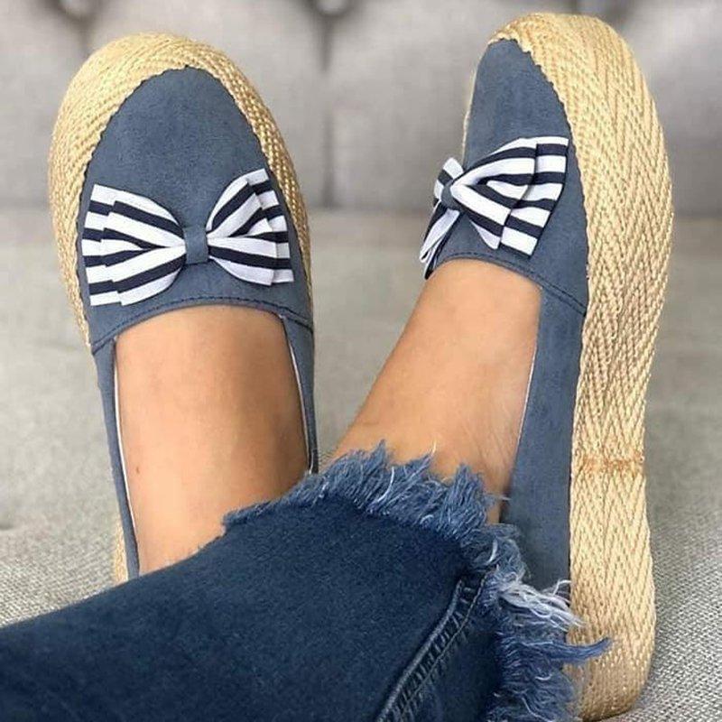 Bowknot Slip-on Loafers