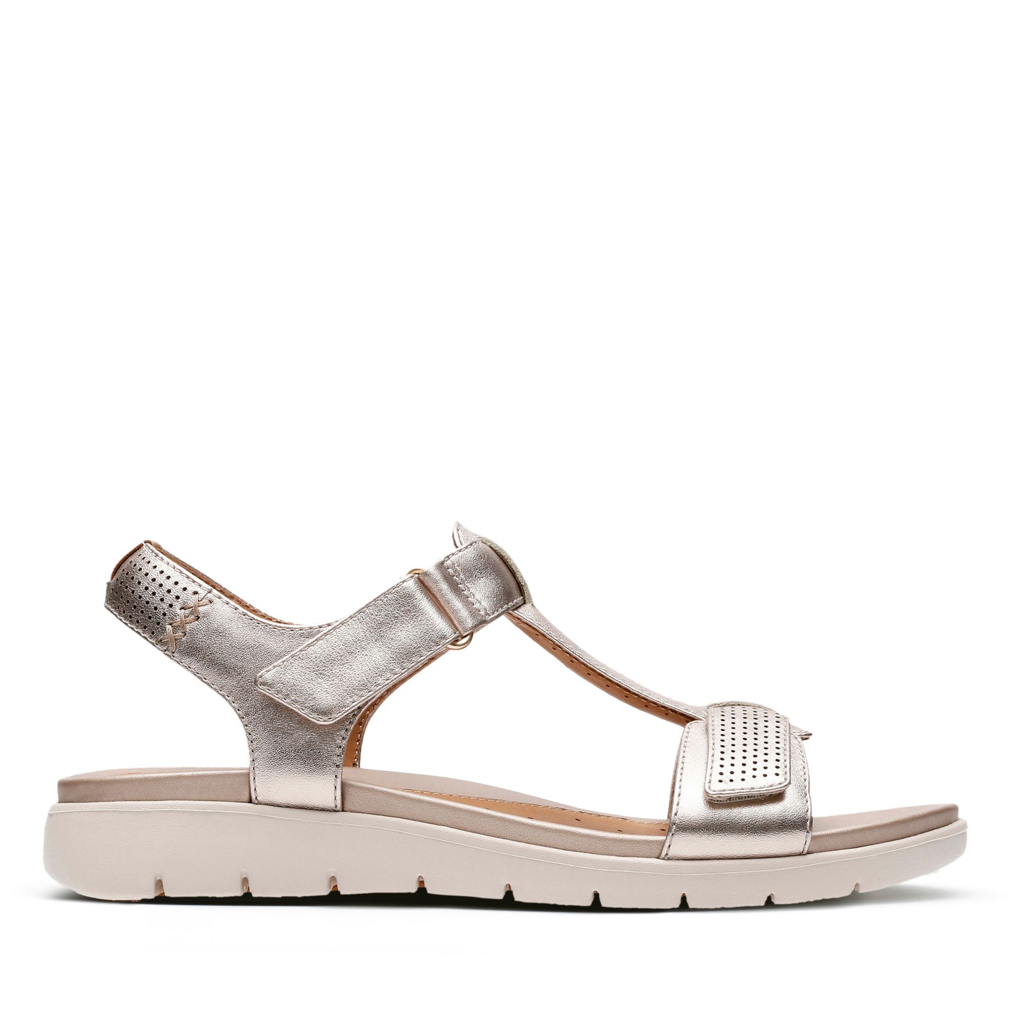 Women Sandals Un Haywood Gold Metallic