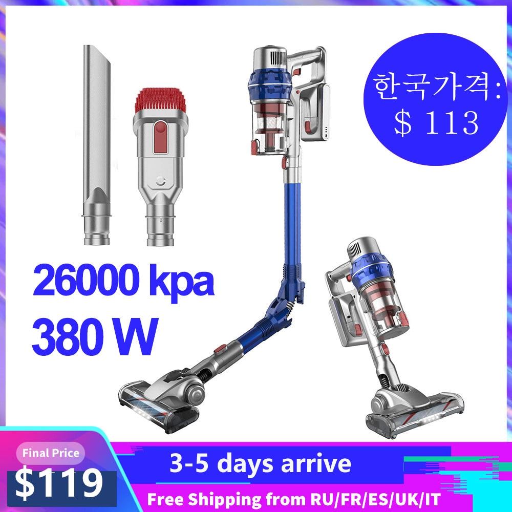 26Kpa Powerful Suction Stick Vacuum Cleaners for Floor Carpet Pet Hair & Car