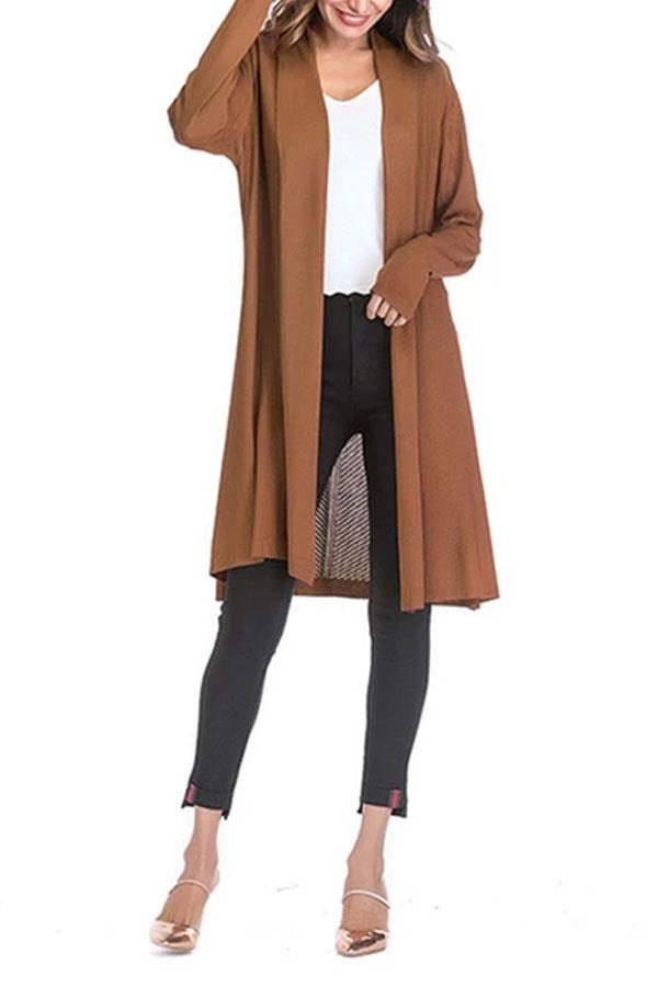 Fashion Is Hollow-Out Knitted Cardigan