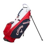 Callaway Golf 2021 Hyperlite Zero Stand Bag , Navy/Red/White Flag