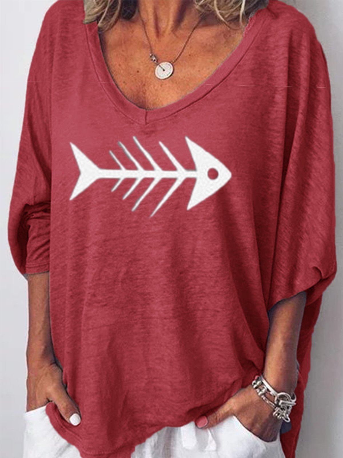 Casual Cotton-Blend Shirts & Tops