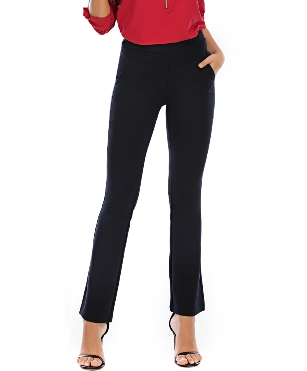 Western Elegant Plain Office Trousers