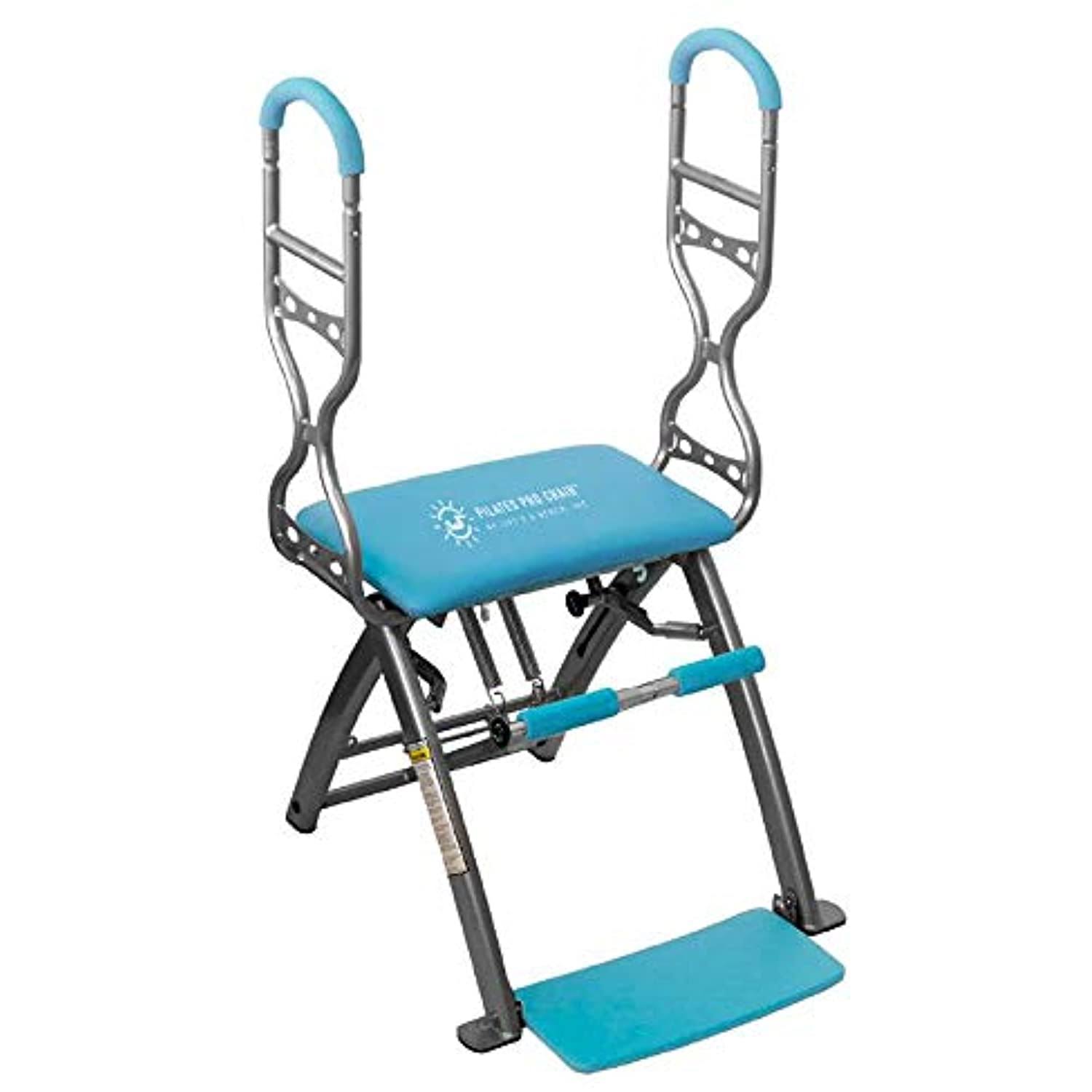 Pilates Pro Chair Max with Sculpting Handles byLife&s A Beach ,Blue