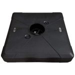 PURPLE LEAF Offset Patio Umbrella Base Sand/Water Filled Square, 36.6�� X 36.6��