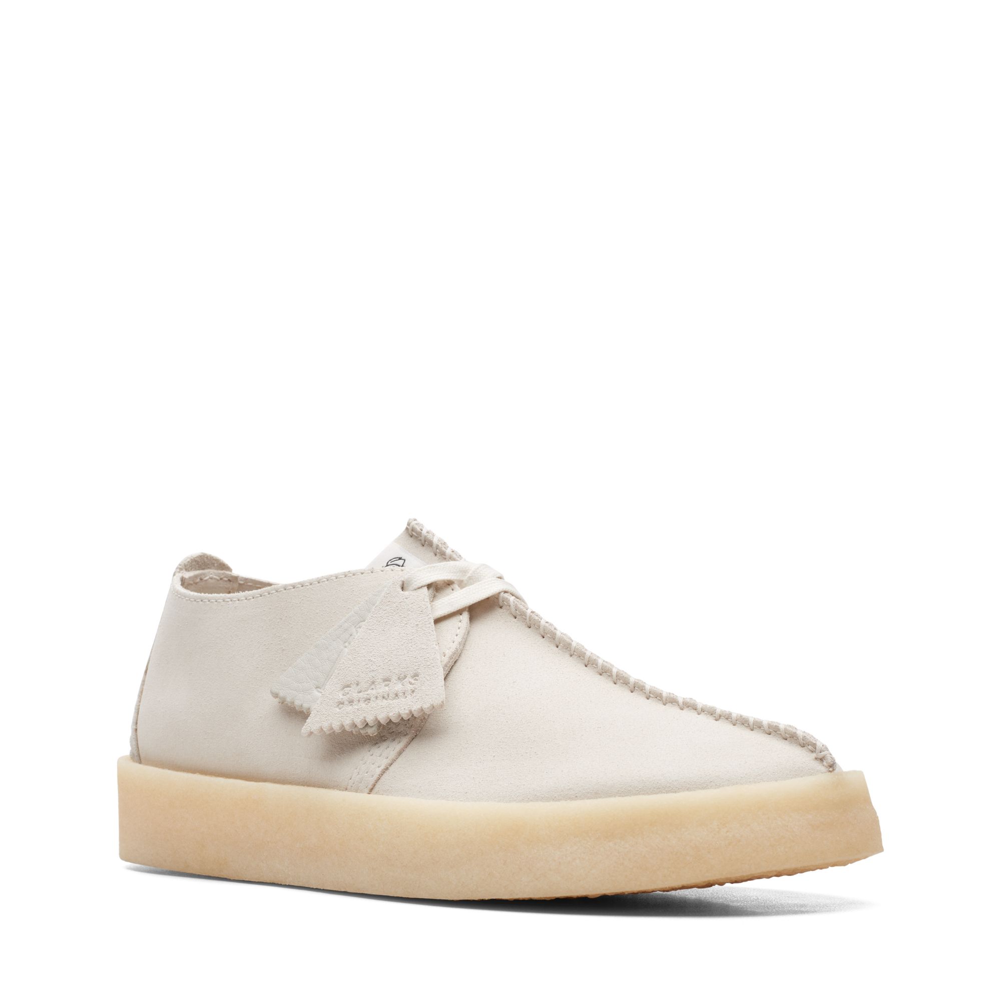 Men  Trek Cup White Suede