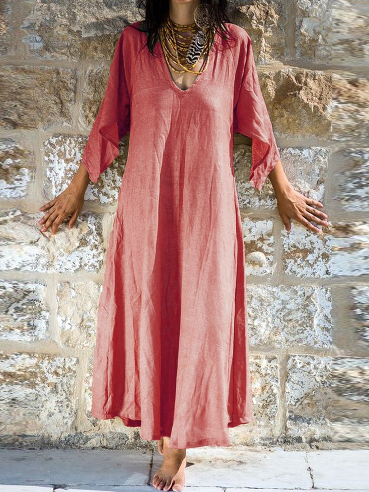 Big Hem Dress Casual Dresses